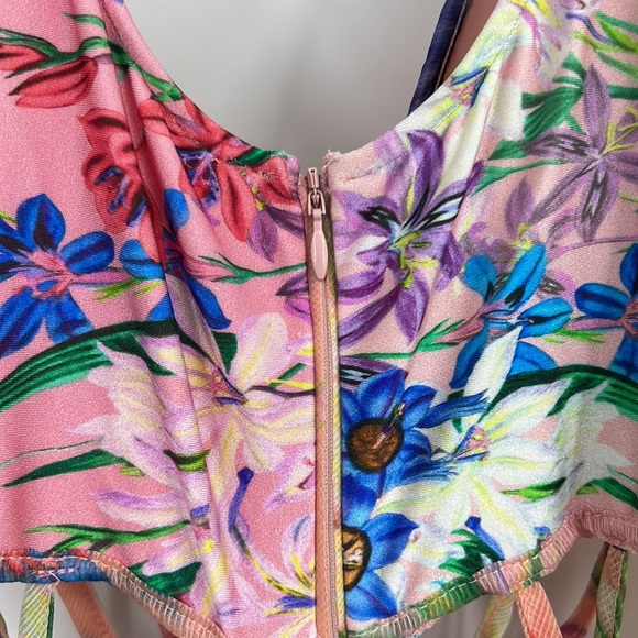 PatBO IRIS LONG SLEEVE PLUNGE DRESS - Picture 11 of 11